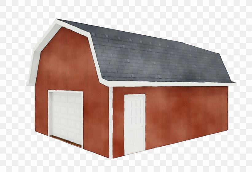 Shed Roof House Barn Building, PNG, 1392x952px, Watercolor, Barn, Building, House, Paint Download Free
