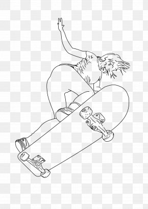 Skateboarding - Drawing Longboard Skateboarding Inline Skating PNG