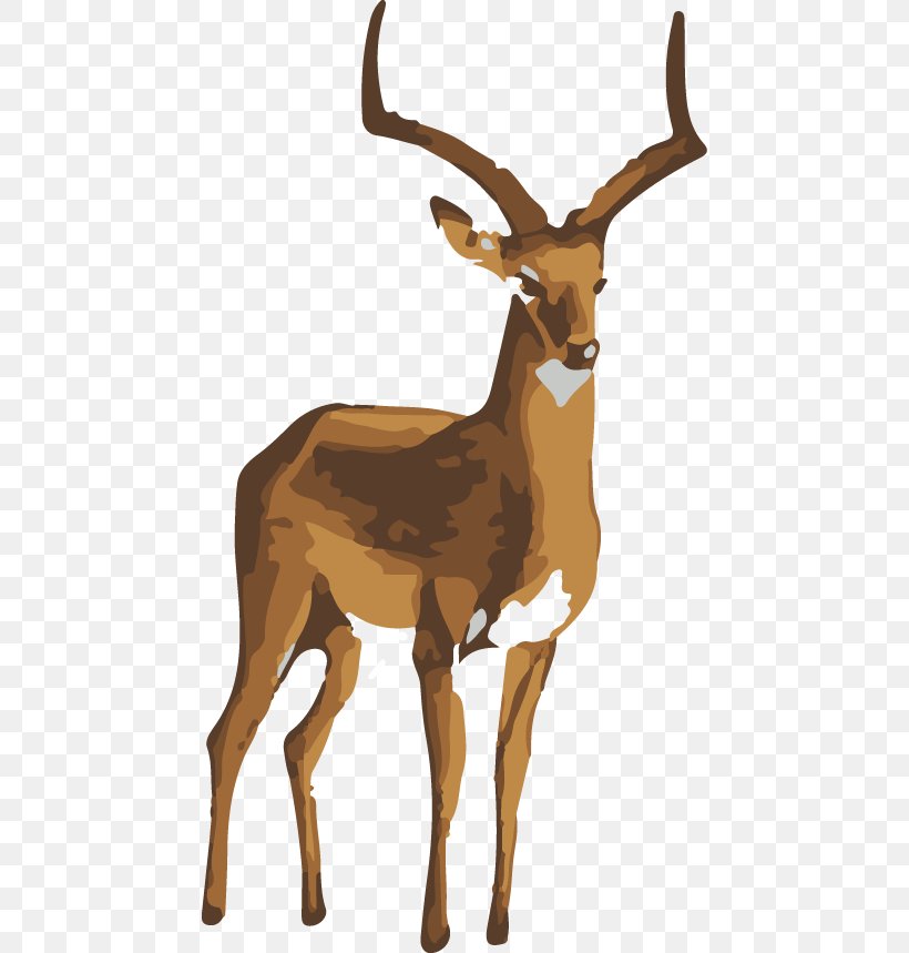 Elk Deer Art Painting, PNG, 456x859px, Elk, Antelope, Antler, Art, Canvas Download Free