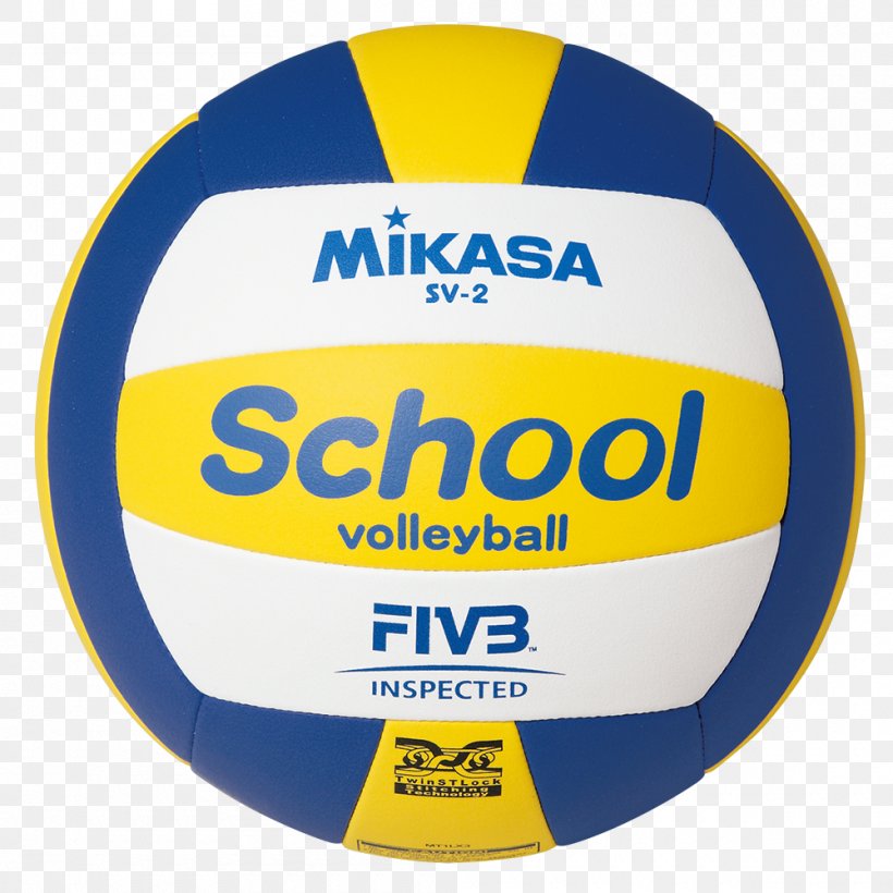 Mikasa SV2 School Volleyball Mikasa Sports Kit 2 Agulhas Bico Modelo Europeu NDL-2 Mikasa, PNG, 1000x1000px, Volleyball, Area, Ball, Brand, Mikasa Sports Download Free