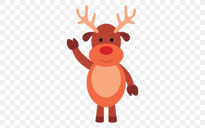 Reindeer Santa Claus Rudolph Christmas, PNG, 512x512px, Deer, Art, Cartoon, Christmas, Christmas And Holiday Season Download Free