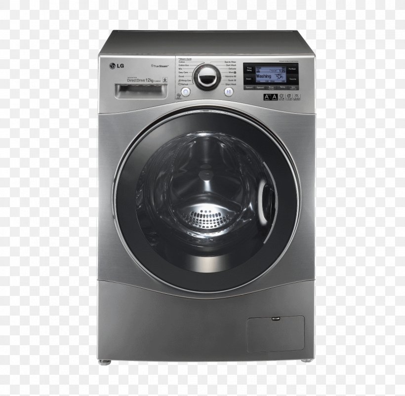 Washing Machines LG Electronics LG G4 LG 12KG Front Load Washing Machine Clothes Dryer, PNG, 1168x1144px, Washing Machines, Clothes Dryer, Combo Washer Dryer, Direct Drive Mechanism, Home Appliance Download Free
