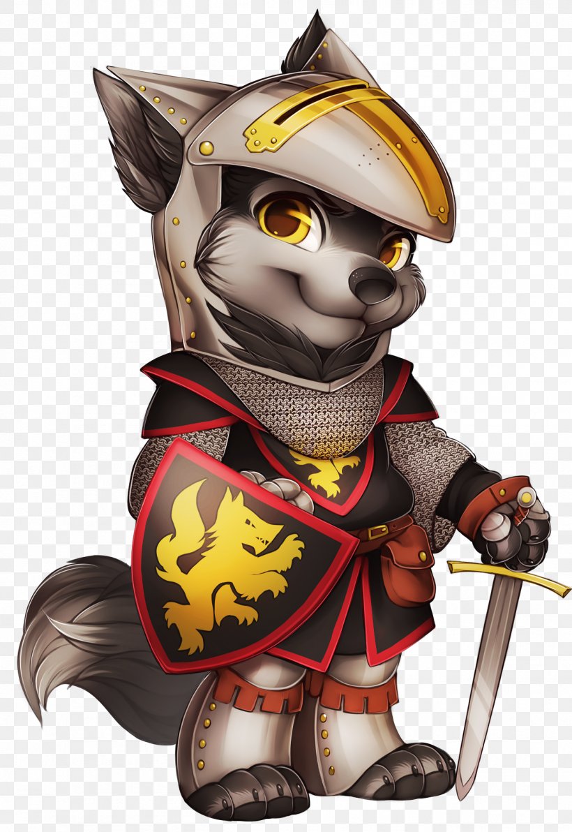 Wolf Cartoon, PNG, 1302x1894px, Knight, Action Figure, Animated Cartoon, Animation, Art Download Free