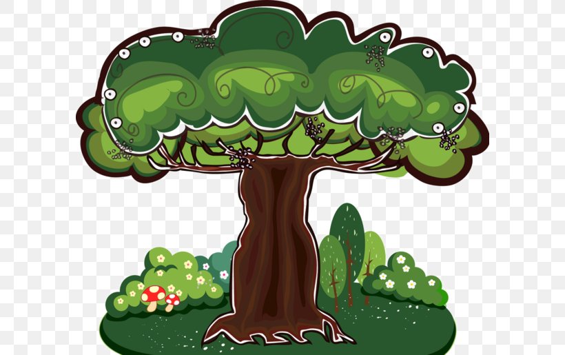 Tree Cartoon Clip Art, PNG, 600x515px, Tree, Animated Film, Blog, Cartoon, Christmas Tree Download Free