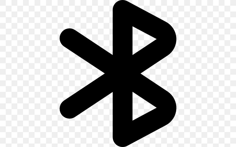 Bluetooth Symbol, PNG, 512x512px, Bluetooth, Black And White, Bluetooth Low Energy, Iphone, Logo Download Free