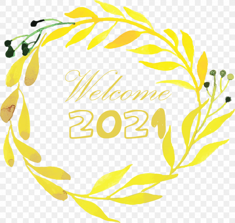 Floral Design, PNG, 3000x2844px, Happy New Year 2021, Floral Design, Fruit, Happy New Year, Hello 2021 Download Free