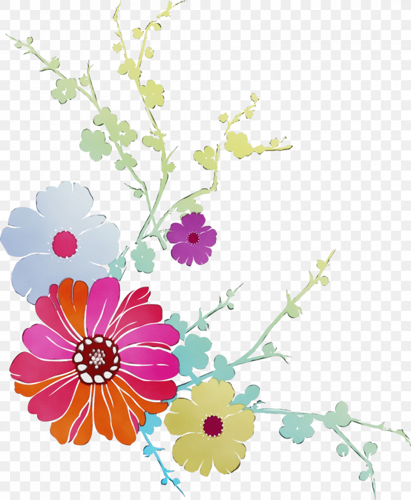 Floral Design, PNG, 963x1172px, Watercolor, Cut Flowers, Floral Design, Flower, Paint Download Free