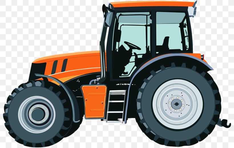 Tractor Royalty-free Illustration, PNG, 800x520px, Tractor, Agricultural Machinery, Agriculture, Automotive Tire, Automotive Wheel System Download Free