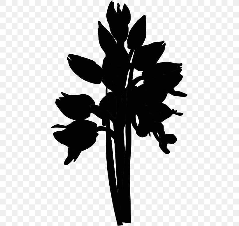 Flower Leaf Plant Stem Clip Art Silhouette, PNG, 469x774px, Flower, Blackandwhite, Botany, Branching, Flowering Plant Download Free