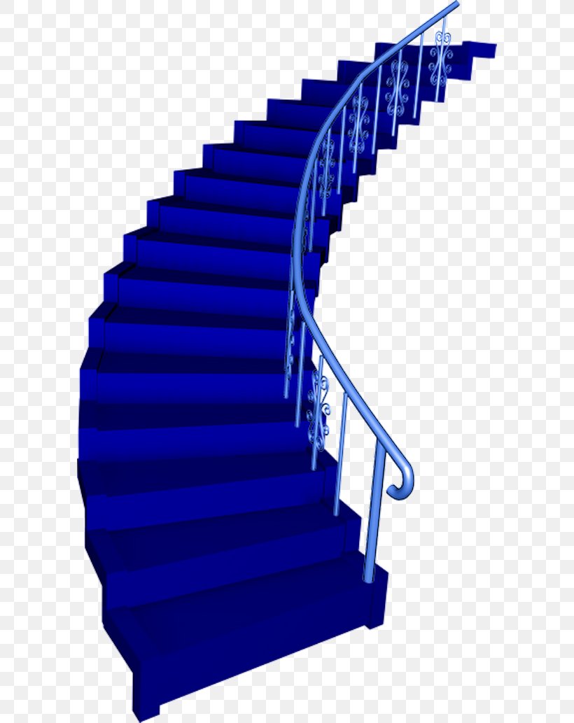 Staircases Clip Art Ladder Image, PNG, 600x1033px, Staircases, Attic Ladder, Blue, Building, Electric Blue Download Free