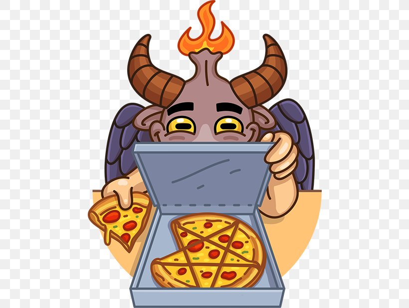 Sticker Baphomet Clip Art, PNG, 618x618px, Sticker, Baphomet, Cartoon, Fictional Character, Food Download Free