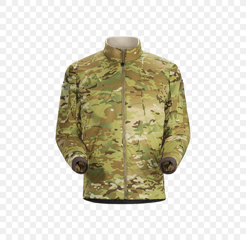 T-shirt Hoodie Arc'teryx MultiCam Jacket, PNG, 800x800px, Tshirt, Battle Dress Uniform, Camouflage, Clothing, Coat Download Free