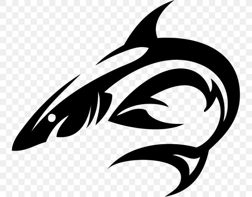 Tattoo Clip Art, PNG, 743x639px, Shark, Autocad Dxf, Black, Black And White, Dolphin Download Free