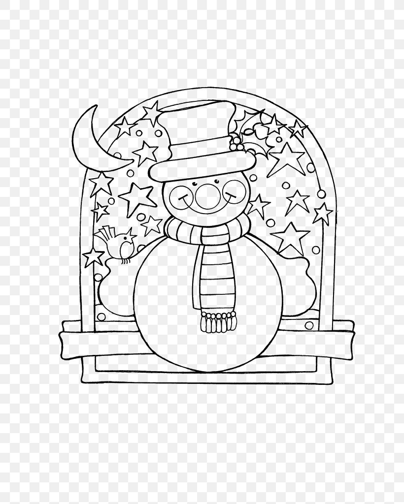 Black And White Line Art Snowman, PNG, 724x1024px, Watercolor, Cartoon, Flower, Frame, Heart Download Free