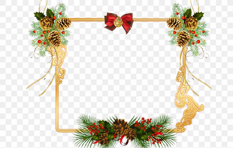 Christmas Day Picture Frames Clip Art Image, PNG, 949x605px, Christmas Day, Branch, Christmas, Christmas Card, Christmas Decoration Download Free