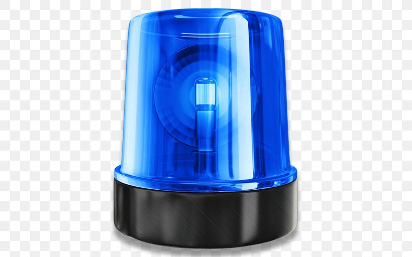Emergency Vehicle Lighting Siren, PNG, 512x512px, Light, Cobalt Blue, Cylinder, Electric Blue, Emergency Vehicle Lighting Download Free
