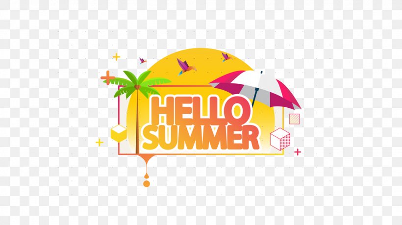 Summer Illustration, PNG, 1024x574px, Summer, Brand, Logo, Orange, Scalable Vector Graphics Download Free