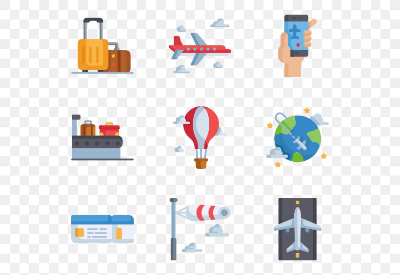 Airline Vector, PNG, 600x564px, Airplane, Airport, Plain Text, Suitcase, Technology Download Free