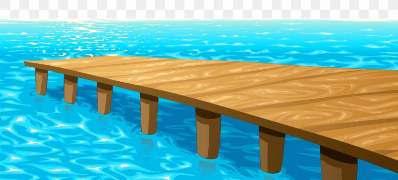 Sea Dock Clip Art, PNG, 6822x3100px, Sea, Bench, Boat, Dock, Furniture Download Free