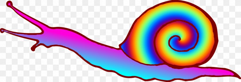 Snail Gastropods Caracol Line & Form Clip Art, PNG, 2400x818px, Snail, Artwork, Caracol, Cartoon, Color Download Free