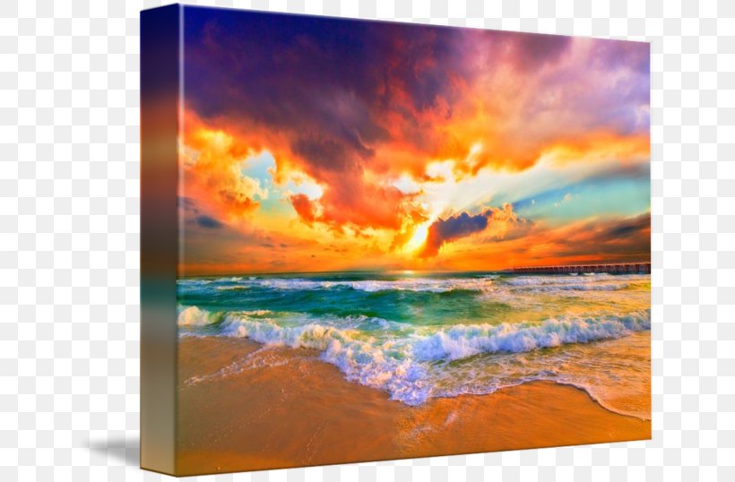 Sunset Painting Orange Color, PNG, 650x538px, Sunset, Acrylic Paint, Art, Calm, Color Download Free