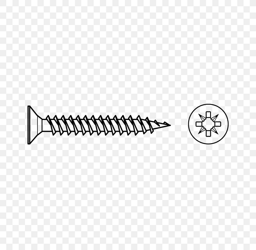 Screw Spax Galvanization Steel Countersink, PNG, 800x800px, Screw, Area, Authorization, Black, Black And White Download Free