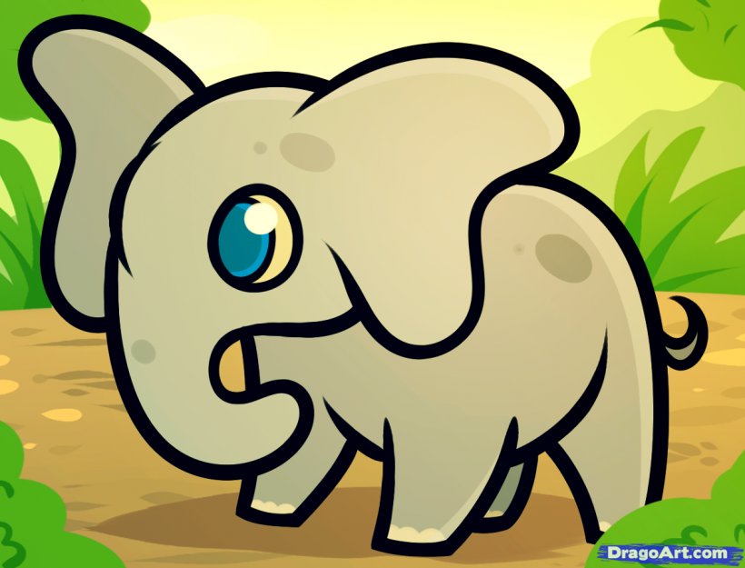 Drawing Elephant Animal How-to Sketch, PNG, 1195x911px, Watercolor, Cartoon, Flower, Frame, Heart Download Free