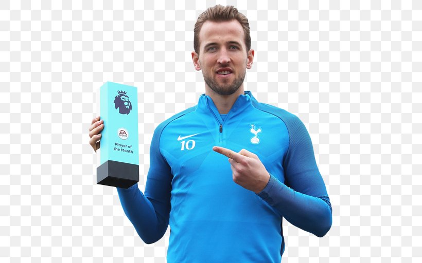 Harry Kane FIFA 18 Tottenham Hotspur F.C. Premier League FIFA 13, PNG, 512x512px, Harry Kane, Arm, Blue, Electric Blue, Electronic Arts Download Free