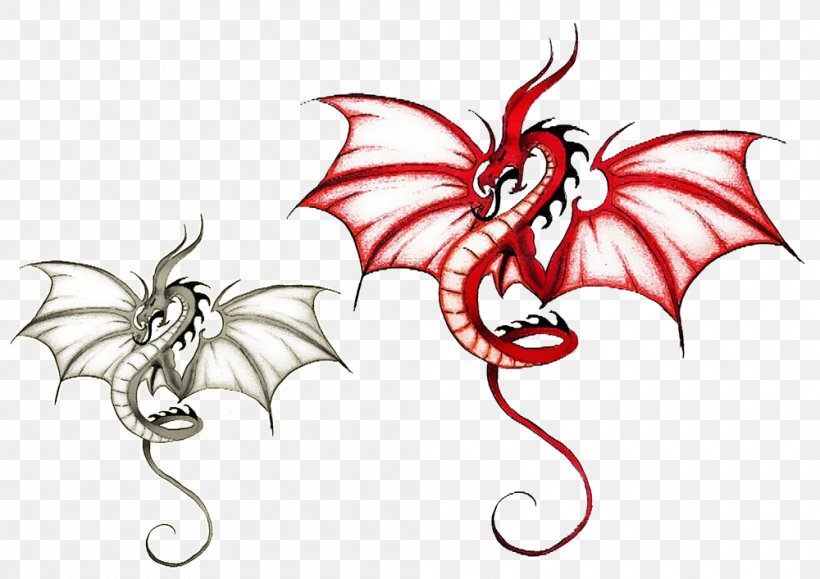 Welsh Dragon Tattoo Symbol, PNG, 1000x707px, Welsh Dragon, Costume, Dragon, Drawing, Fictional Character Download Free