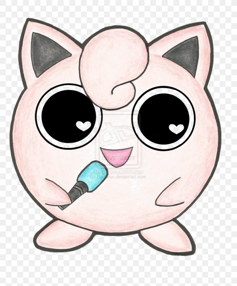 Jigglypuff Pokémon X And Y Drawing Whiskers, PNG, 808x989px, Watercolor, Cartoon, Flower, Frame, Heart Download Free