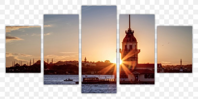 Paper Maiden's Tower Painting Canvas, PNG, 984x492px, Paper, Advertising, Brand, Canvas, Composition Download Free