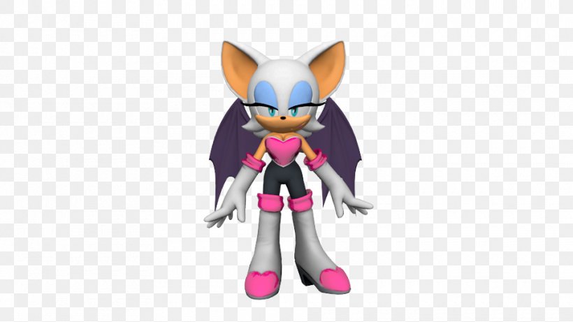 Rouge The Bat Sonic The Hedgehog Three-dimensional Space 3D Modeling, PNG, 960x540px, 3d Modeling, Rouge The Bat, Action Figure, Art, Bat Download Free