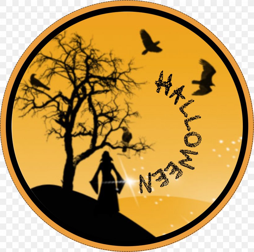 Template Halloween Samhain Microsoft PowerPoint, PNG, 3135x3106px, Template, Festival, Halloween, Microsoft Powerpoint, Orange Download Free
