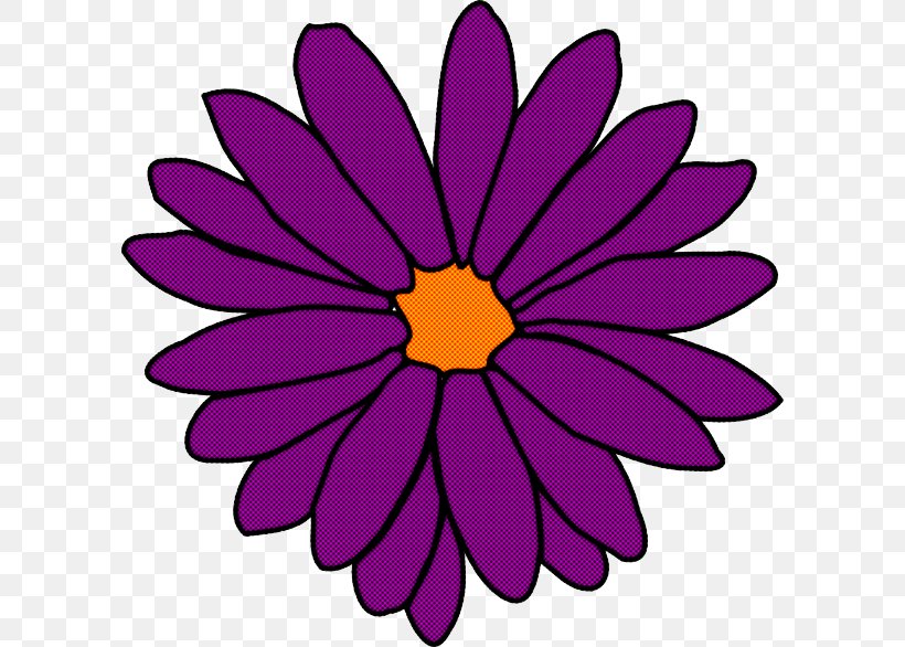 Violet Purple Petal Flower Clip Art, PNG, 600x586px, Violet, African Daisy, Aster, Flower, Magenta Download Free
