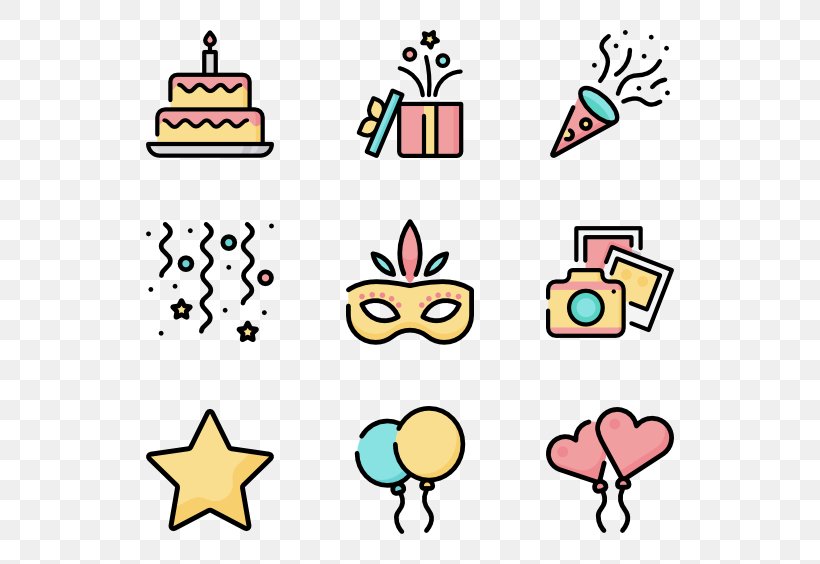 Birthday Party Clip Art, PNG, 600x564px, Birthday, Area, Chemical Element, Element Collecting, Gift Download Free