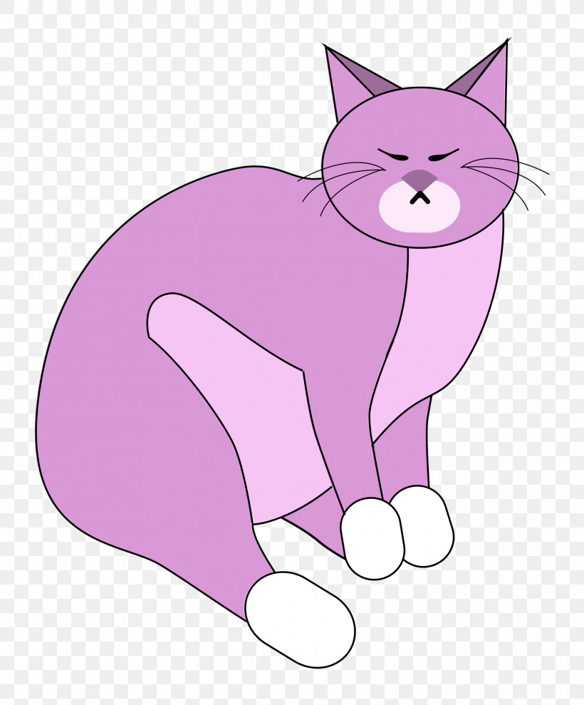 Cat Kitten Lilac / M Lilac / M Snout, PNG, 2072x2500px, Cartoon Cat, Cat, Cute Cat, Dog, Domestic Shorthaired Cat Download Free