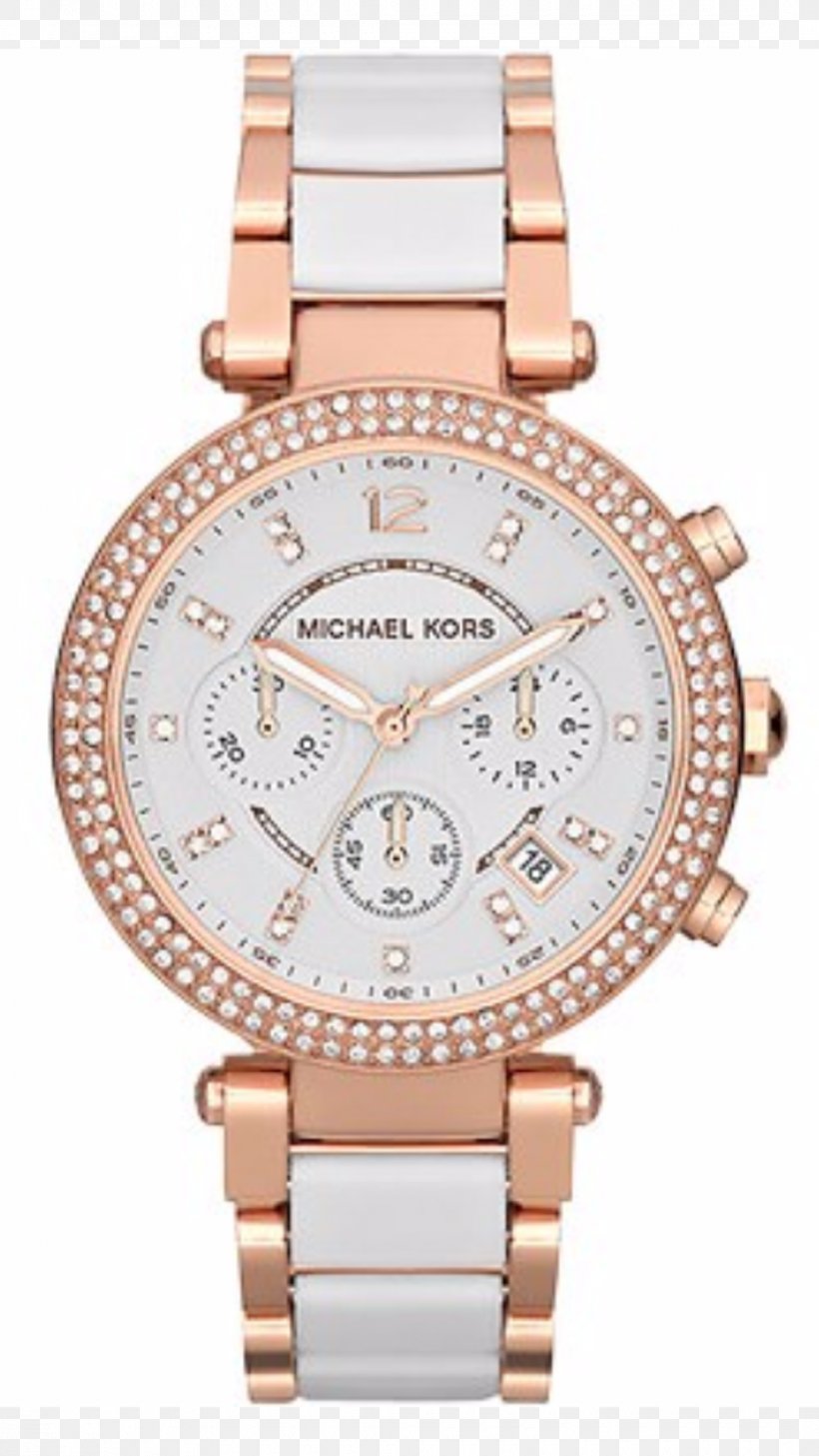 Michael Kors Women's Parker Chronograph Watch Fashion Quartz Clock, PNG, 1080x1920px, Watch, Brand, Brown, Chronograph, Designer Download Free
