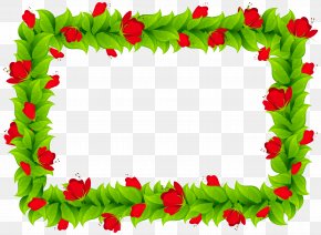 Borders And Frames Floral Design Picture Frames Clip Art, PNG ...