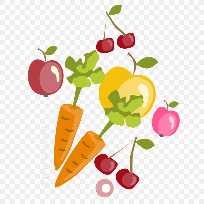 Cherry Vegetable Fruit Torte Clip Art, PNG, 850x850px, Cherry, Apple, Diet Food, Drawing, Flowering Plant Download Free