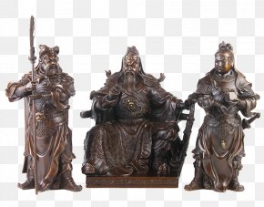 Guan Yu Guan Ping Zhou Cang Buddha - China Spring And Autumn Annals Yellow Turban Rebellion Zhou Cang Tmall PNG