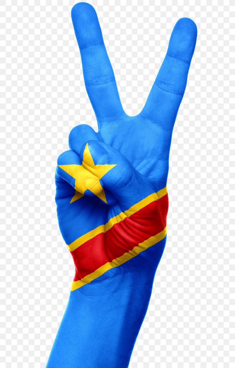 Flag Of The Democratic Republic Of The Congo Finger Thumb Organization, PNG, 561x1280px, Democratic Republic Of The Congo, Africa, Cobalt Blue, Electric Blue, Finger Download Free