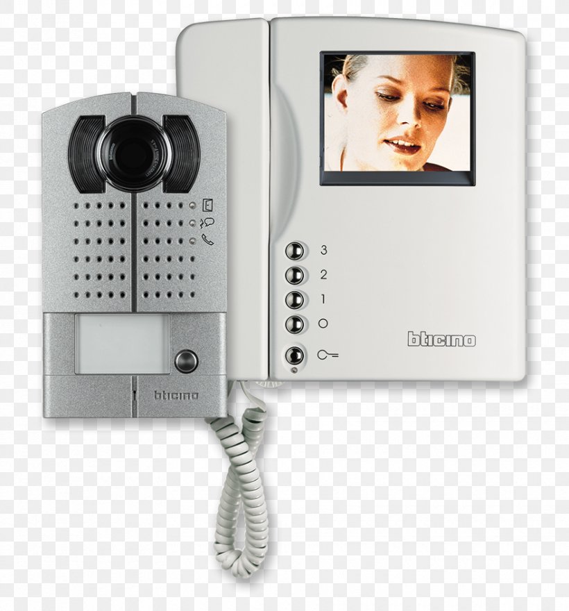 Intercom Video Door-phone Bticino Door Phone Computer Monitors, PNG, 880x945px, Intercom, Bticino, Building, Communication, Communication Device Download Free
