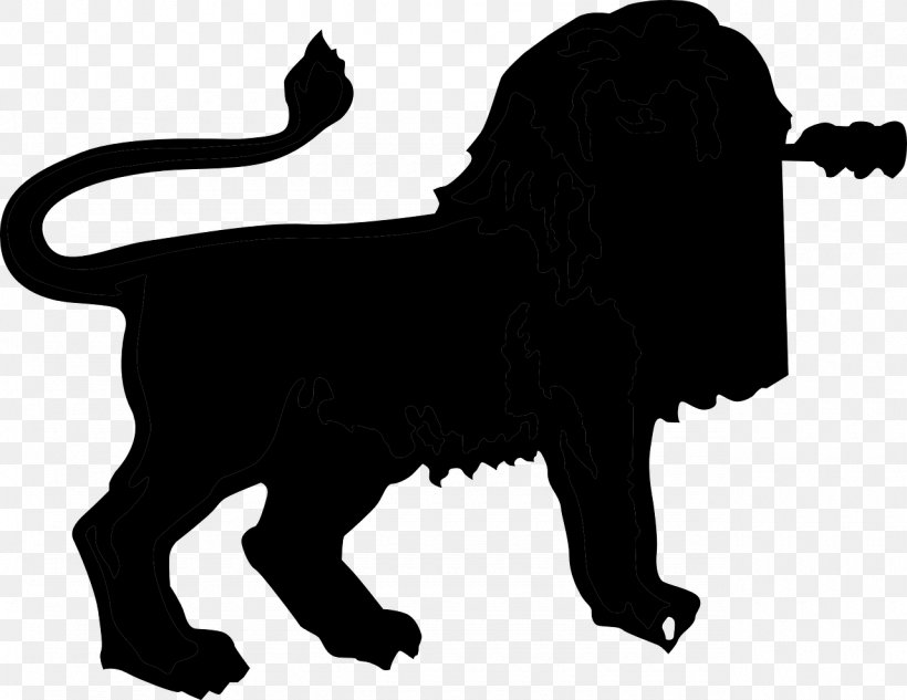 Lionhead Rabbit Silhouette Clip Art, PNG, 1280x989px, Lion, Big Cats, Black, Black And White, Carnivoran Download Free