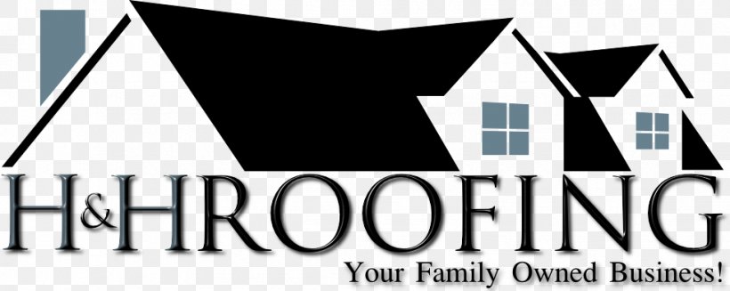 Logo H & H Roofing Slogan Design, PNG, 978x391px, Logo, Black And White, Brand, Business, House Download Free