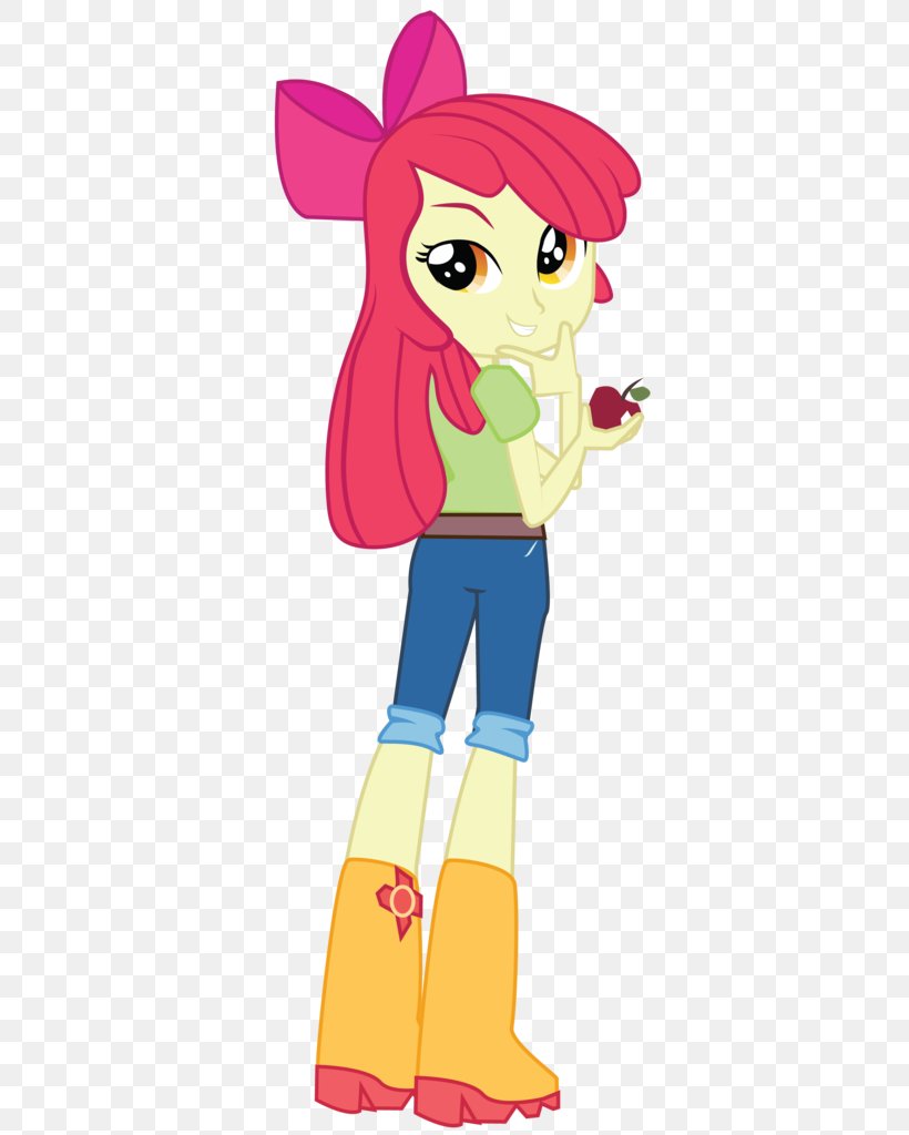 Apple Bloom My Little Pony: Equestria Girls Pinkie Pie Applejack, PNG, 465x1024px, Watercolor, Cartoon, Flower, Frame, Heart Download Free