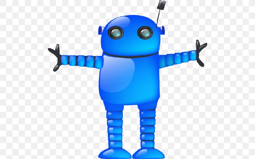 Blue Robot Android Clip Art, PNG, 512x512px, Blue Robot, Android, Animal Figure, Automaton, Baseball Equipment Download Free