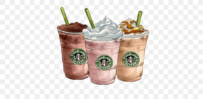 Coffee Latte Milkshake Starbucks Clip Art, PNG, 700x400px, Coffee, Barista, Cafe, Cup, Drawing Download Free