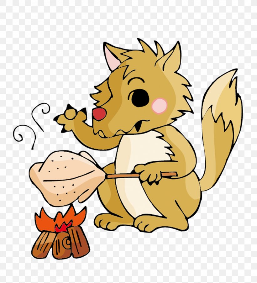 Gray Wolf Barbecue Chicken Cartoon, PNG, 1267x1396px, Gray Wolf, Animation,  Art, Artwork, Barbecue Download Free