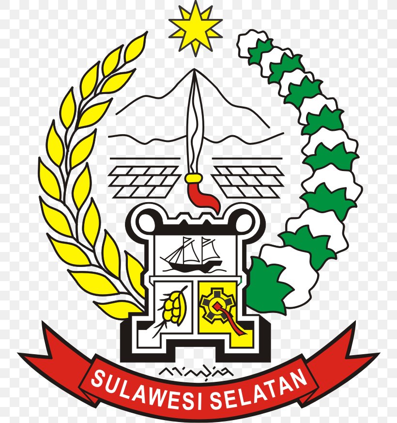 Central Sulawesi West Sulawesi South Sumatra Seal Of South Sulawesi, PNG, 752x873px, Central Sulawesi, Area, Artwork, Cdr, Crest Download Free