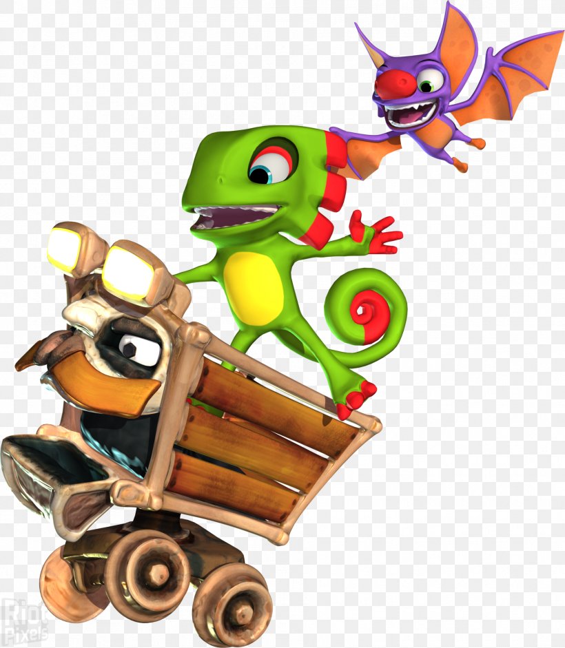 Yooka-Laylee Banjo-Kazooie Nintendo 64 PlayStation 4 Video Game, PNG, 1881x2160px, Yookalaylee, Art, Banjokazooie, Character, Fictional Character Download Free